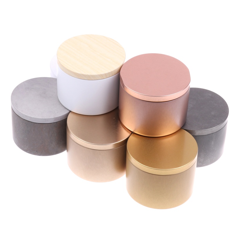 Wholesale 8oz Candle Tin Cans  - огляд і ціна Candle Making Jars With Lids