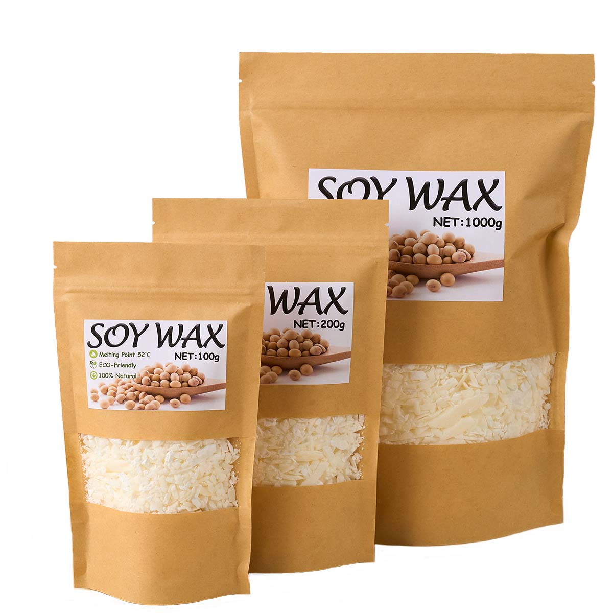1 Pounds Pure White Soy Wax Fo - огляд і ціна Candle Making Kits