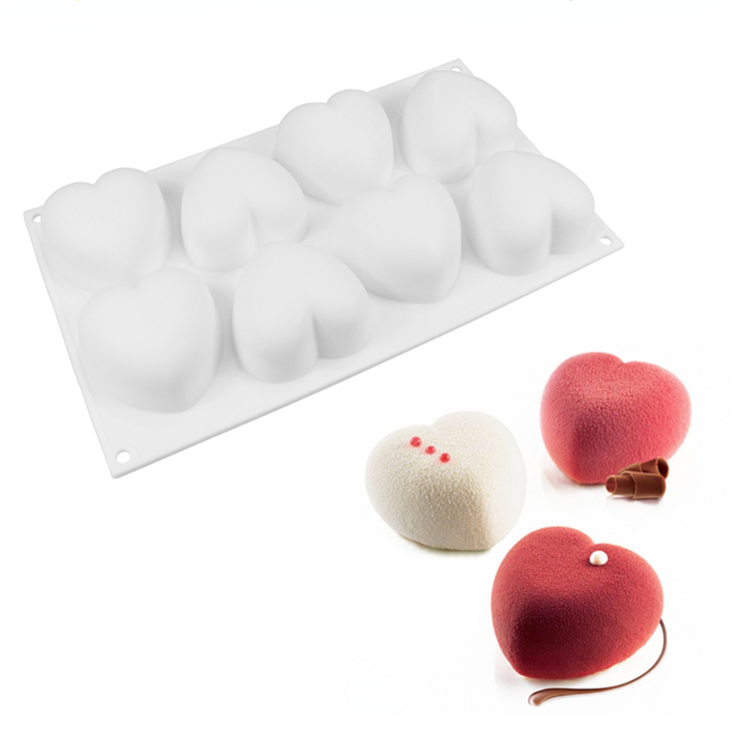 Love Heart Silicone Soap Mold  - огляд і ціна Candle Making Kits