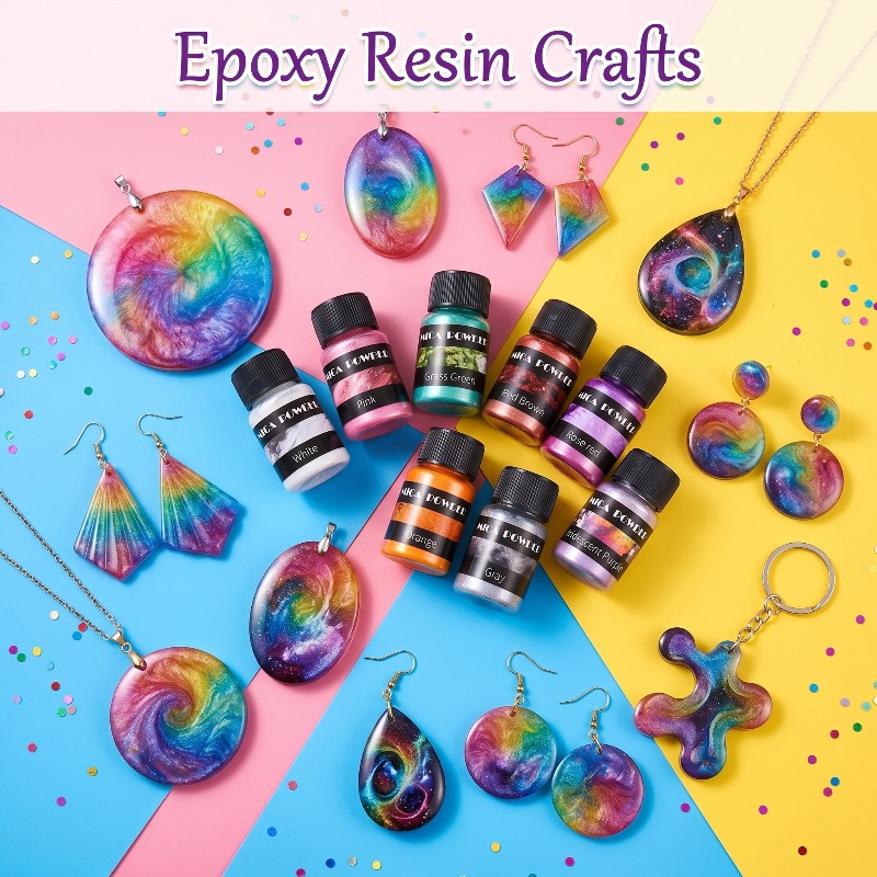 2/24 color metal pigment powde - огляд і ціна Candle Making Kits