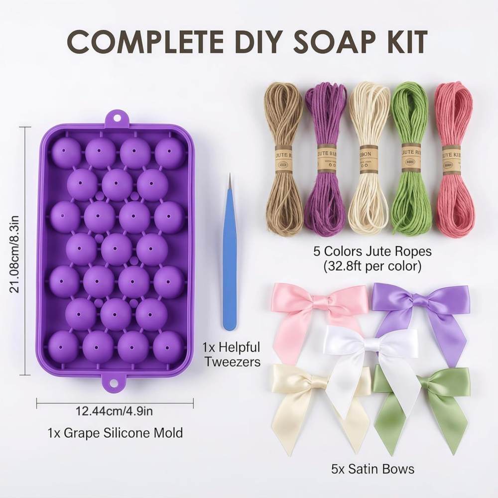 Grape Fruit Soap Mold DIY Craf - огляд і ціна Candle Making Kits