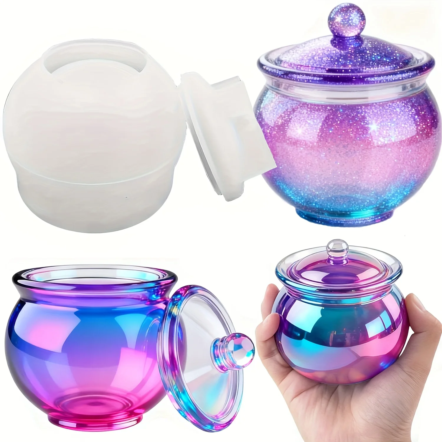 1 set of round resin can molds - огляд і ціна Candle Making Jug